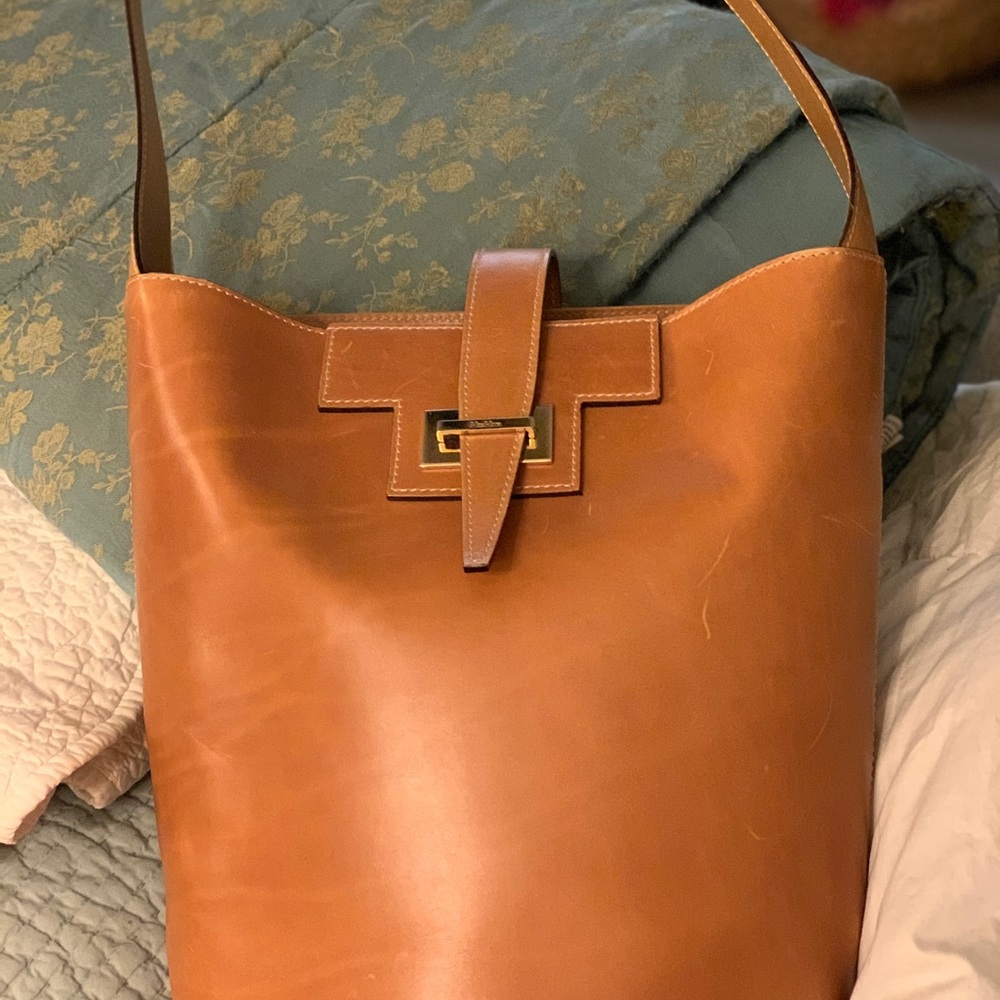 MaxMara Vintage Tan Leather Purse